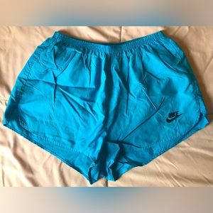 *2/$16* Y2K Bright Blue Nike Lined Running Shorts - M